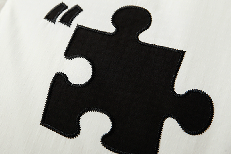 YADcrew Two Color Puzzle Cotton Jacket