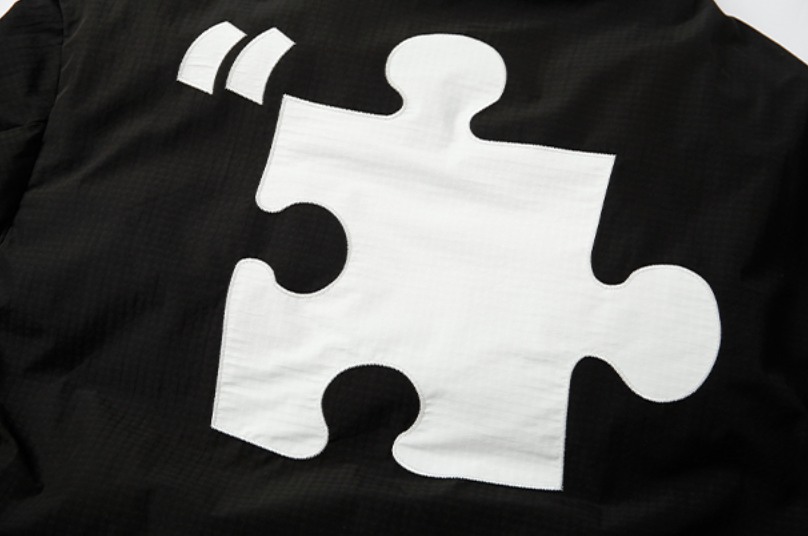 YADcrew Two Color Puzzle Cotton Jacket