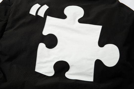 YADcrew Two Color Puzzle Cotton Jacket