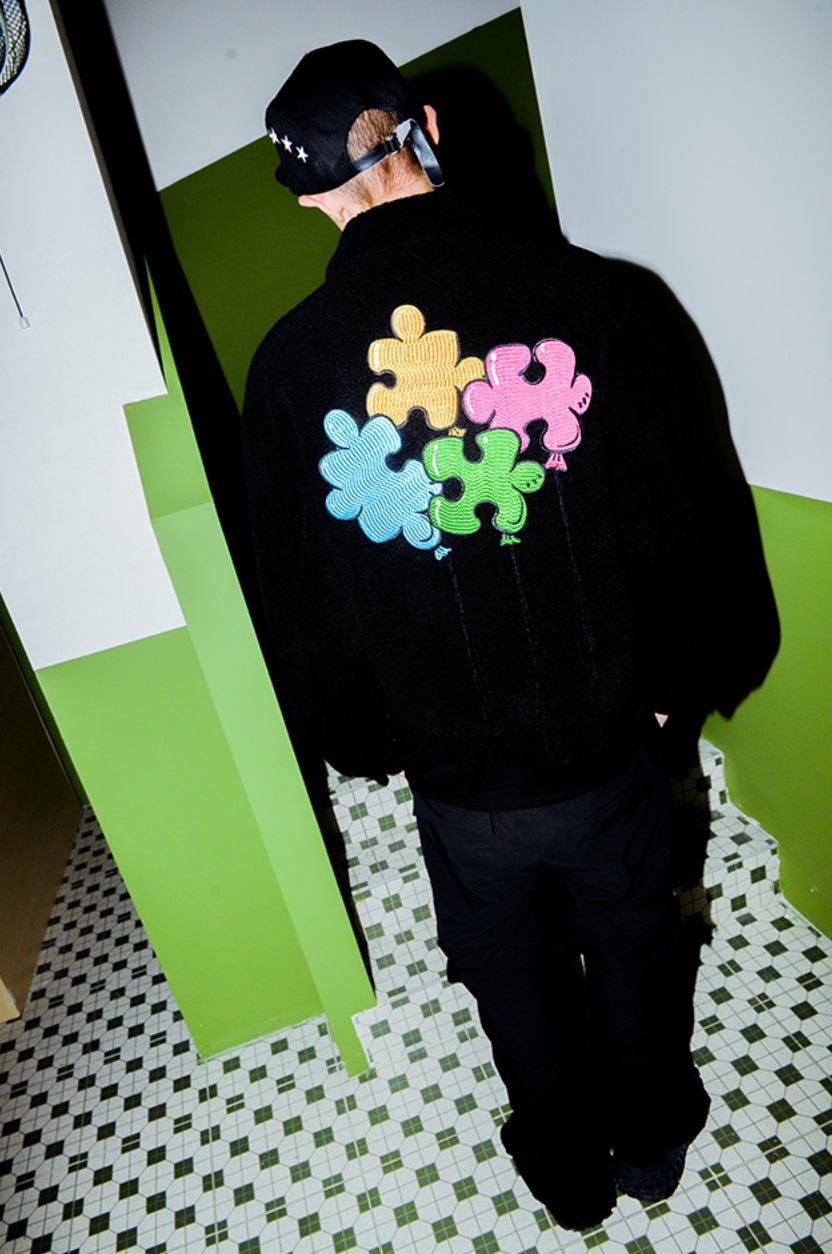 YADcrew 'Around The World Series' Sherpa Fleece Jacket