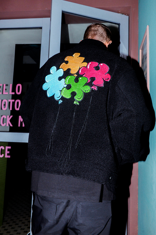 YADcrew 'Around The World Series' Sherpa Fleece Jacket