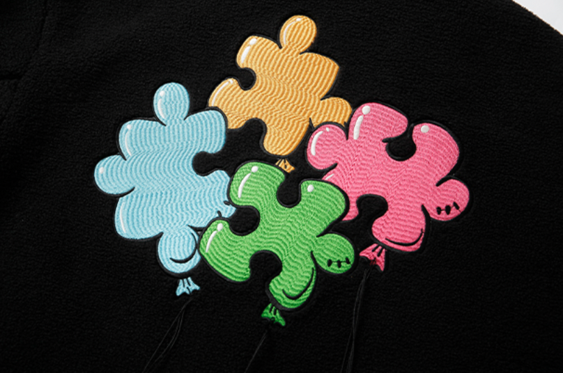 YADcrew 'Around The World Series' Sherpa Fleece Jacket