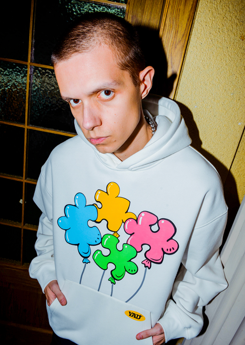 YADcrew 'Around The World Series' Print Hoodie