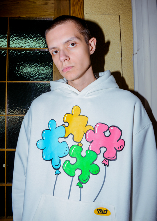 YADcrew 'Around The World Series' Print Hoodie