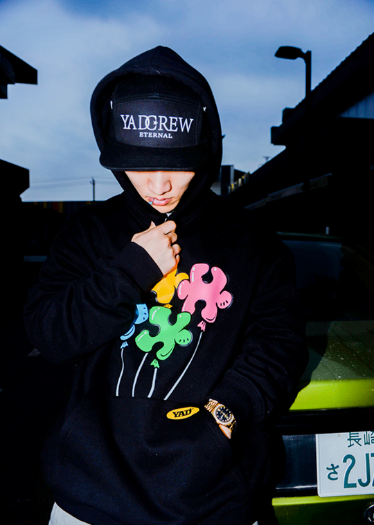 YADcrew 'Around The World Series' Print Hoodie