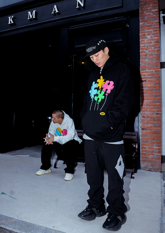 YADcrew 'Around The World Series' Print Hoodie