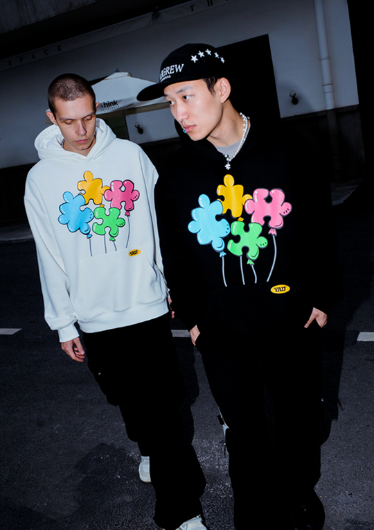 YADcrew 'Around The World Series' Print Hoodie