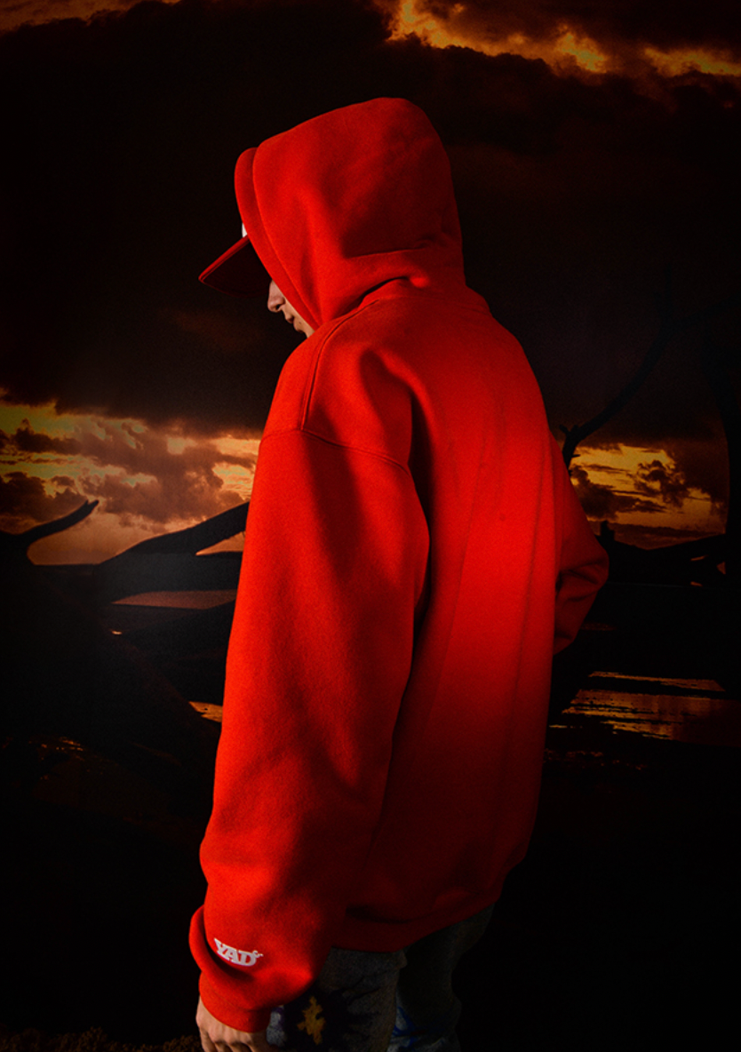 YADcrew Reflection Puzzle Print Hoodie