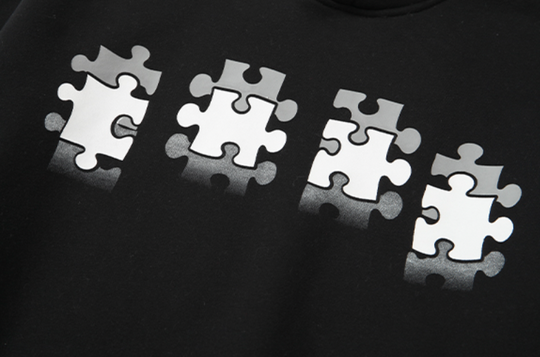 YADcrew Reflection Puzzle Print Hoodie