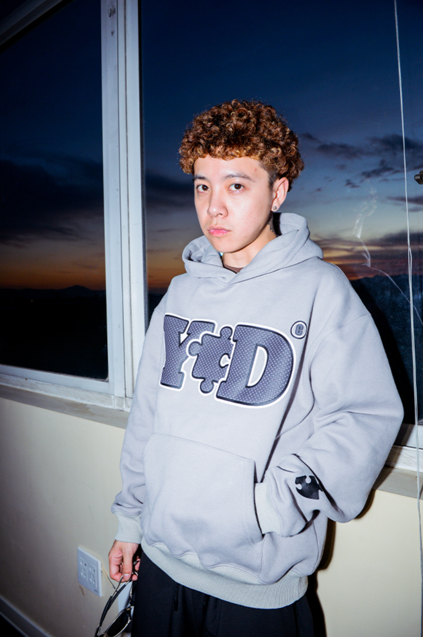 YADcrew Basic Polka Dot print Hoodie