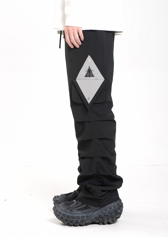 YADcrew Pleat Stacking Elasticity And Versatile Pants