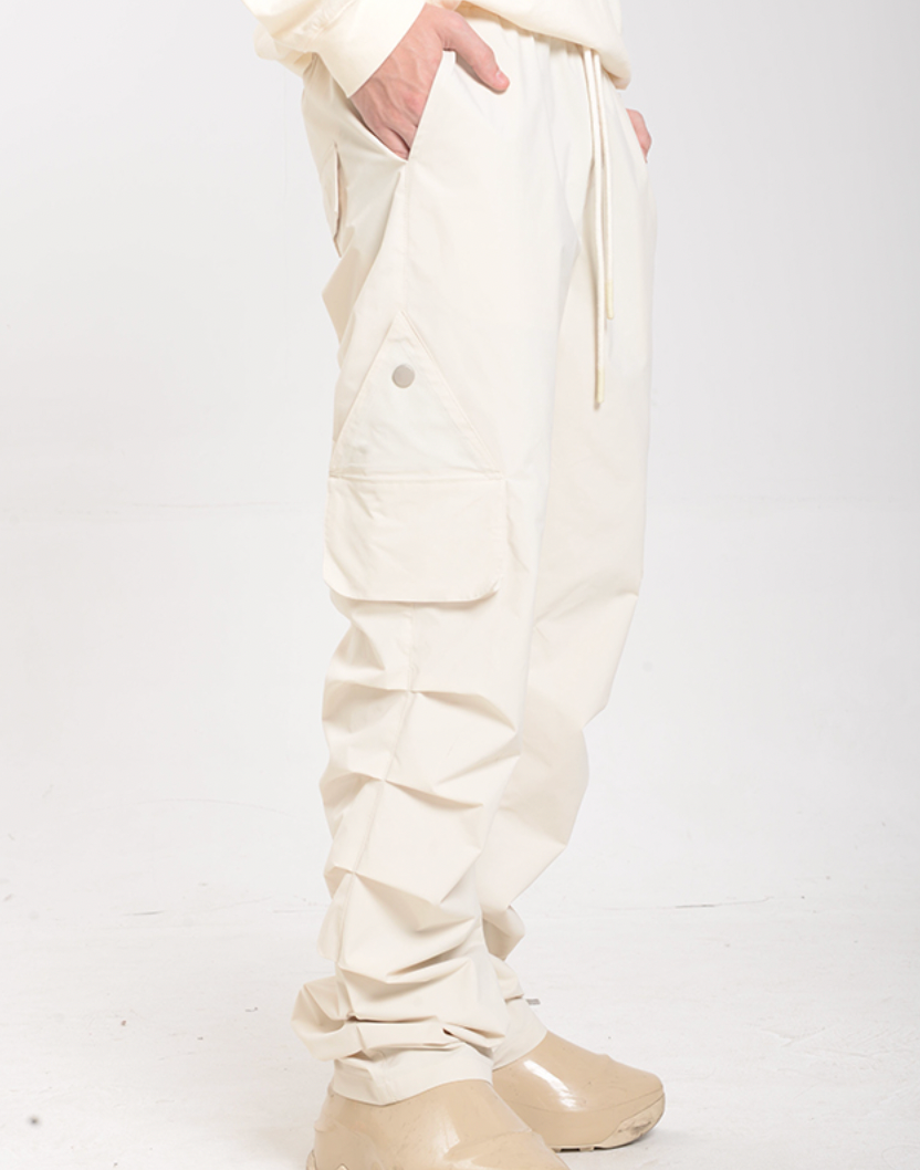 YADcrew Pleat Stacking Elasticity And Versatile Pants