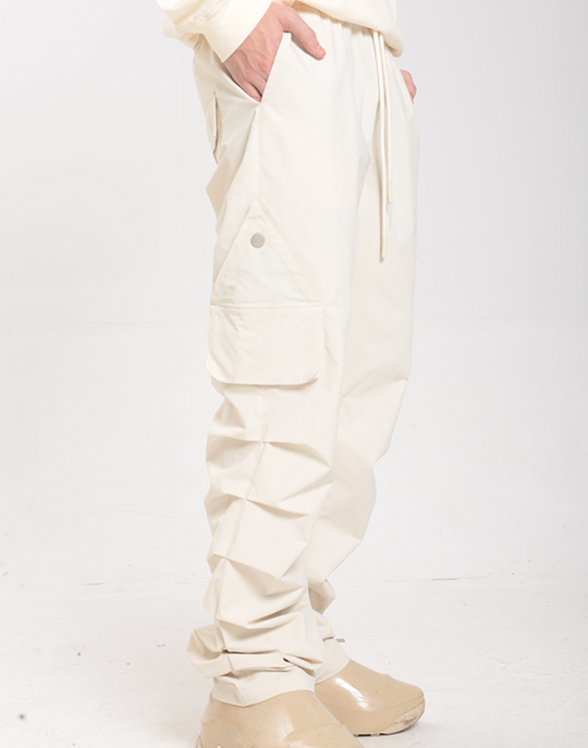 YADcrew Pleat Stacking Elasticity And Versatile Pants