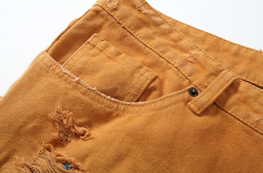 YADcrew Destruction Pleated Washed Jeans