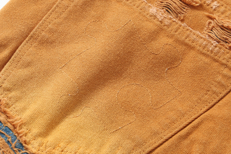 YADcrew Destruction Pleated Washed Jeans