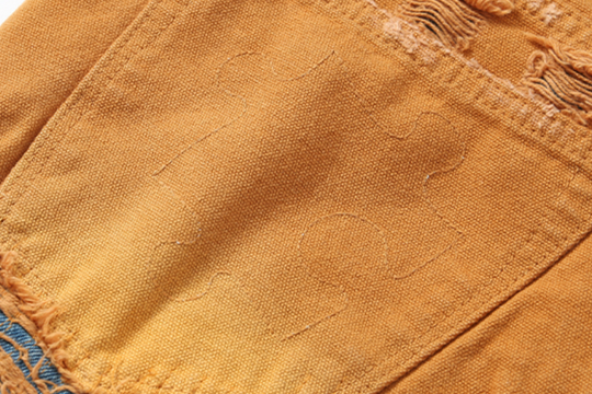 YADcrew Destruction Pleated Washed Jeans