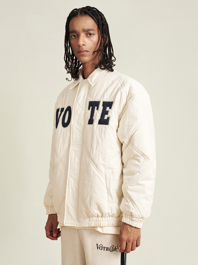 VOTE Logo Dark Checked Jacket