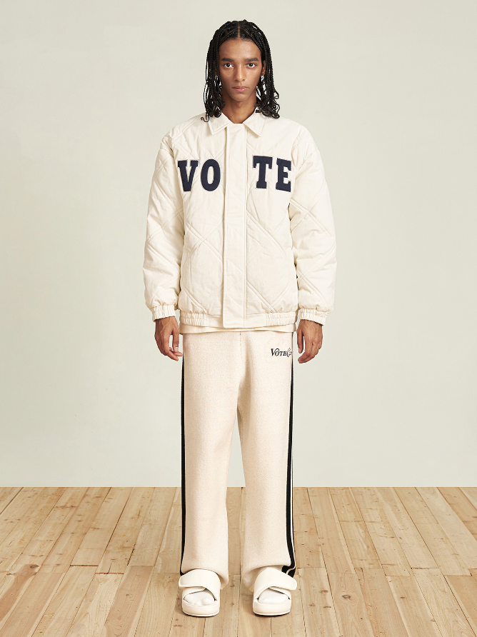 VOTE Logo Dark Checked Jacket