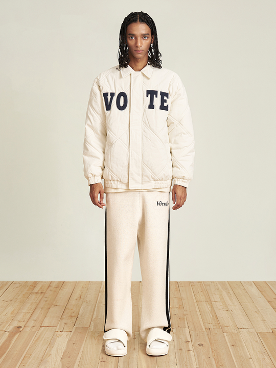 VOTE Logo Dark Checked Jacket