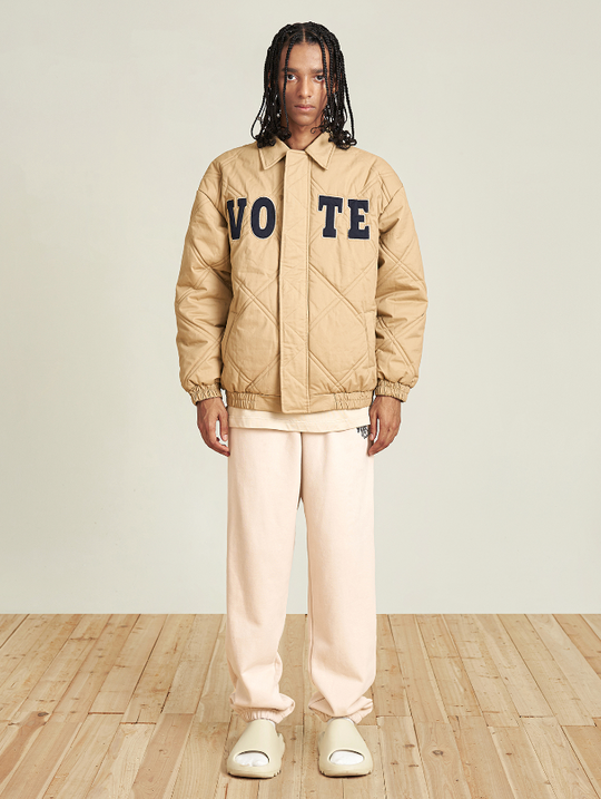 VOTE Logo Dark Checked Jacket