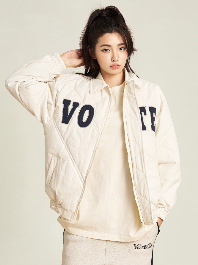 VOTE Logo Dark Checked Jacket