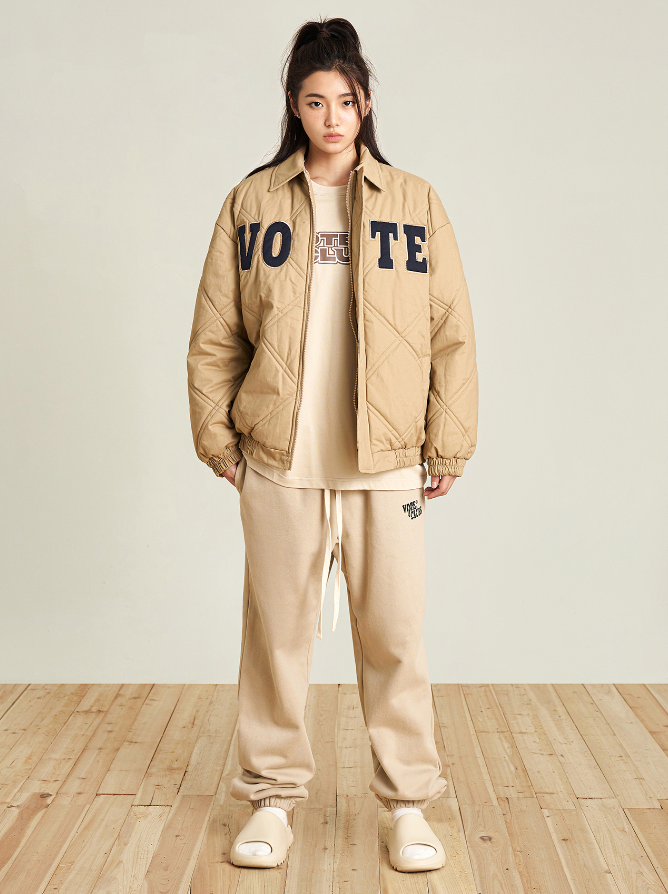 VOTE Logo Dark Checked Jacket