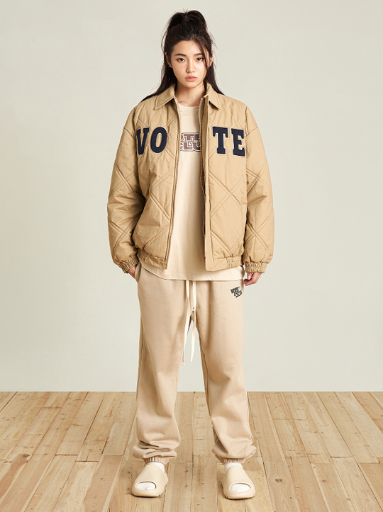 VOTE Logo Dark Checked Jacket