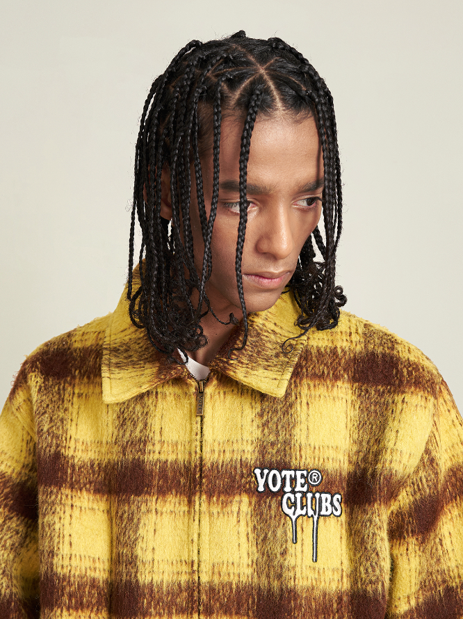 VOTE Vintage Plaid Jacket