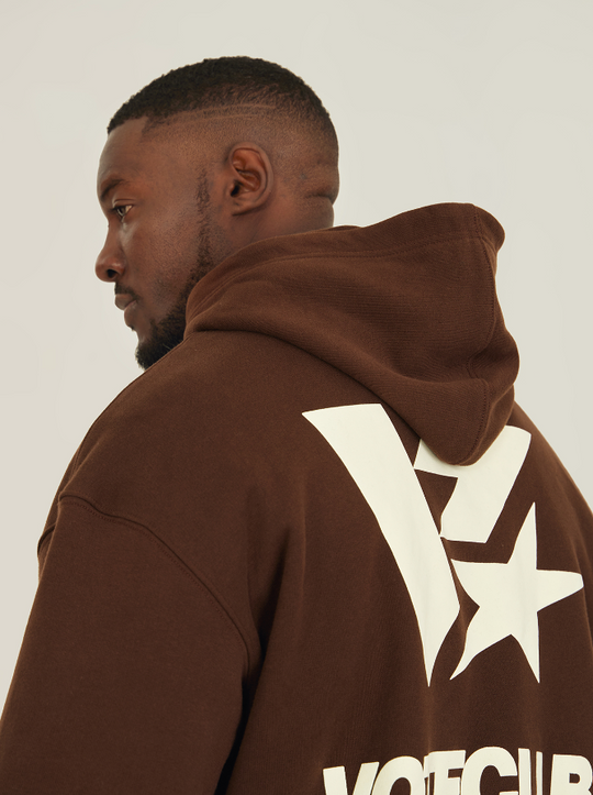 VOTE V-star Logo Zip UP Hoodie