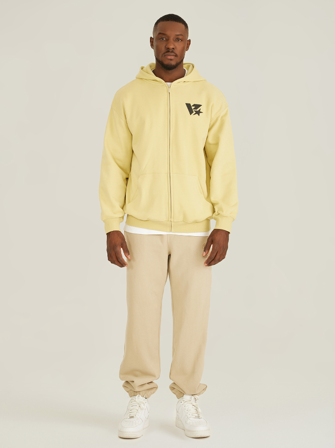 VOTE V-star Logo Zip UP Hoodie