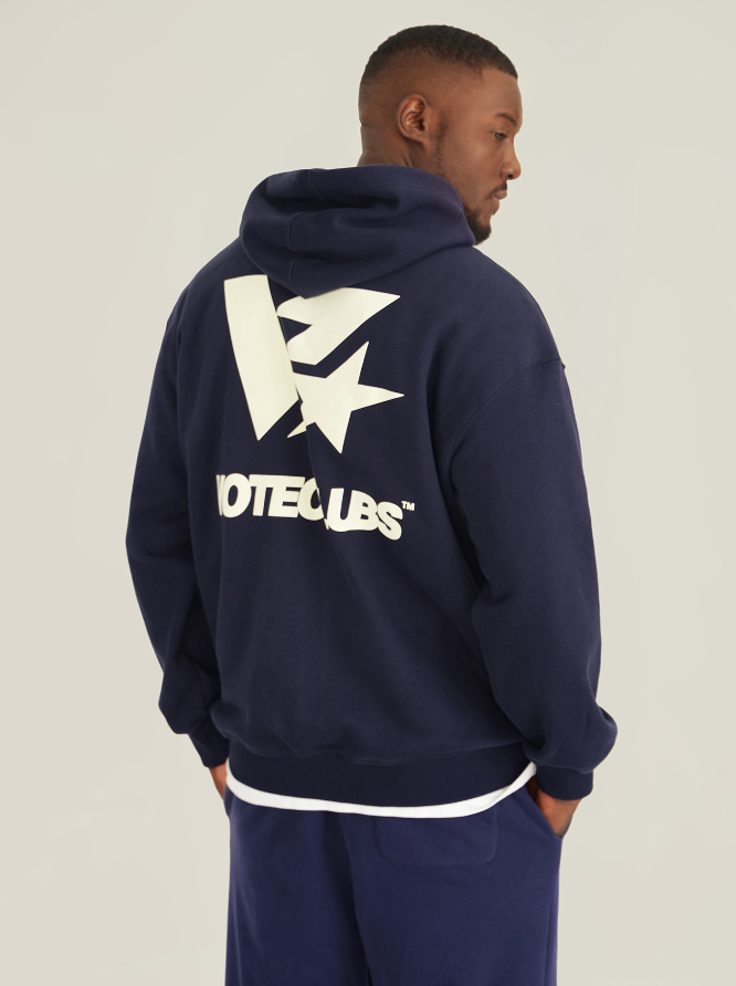 VOTE V-star Logo Zip UP Hoodie