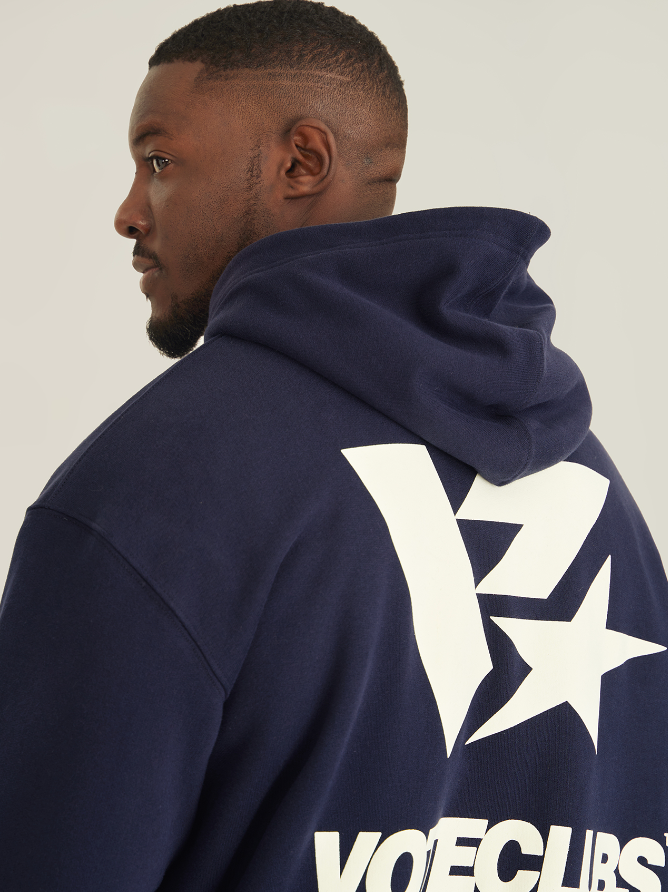 VOTE V-star Logo Zip UP Hoodie