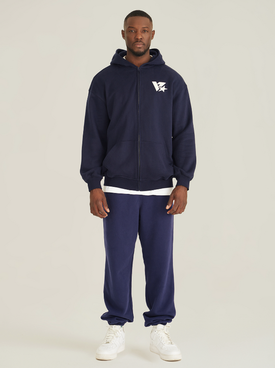 VOTE V-star Logo Zip UP Hoodie