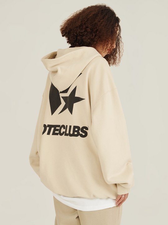 VOTE V-star Logo Zip UP Hoodie