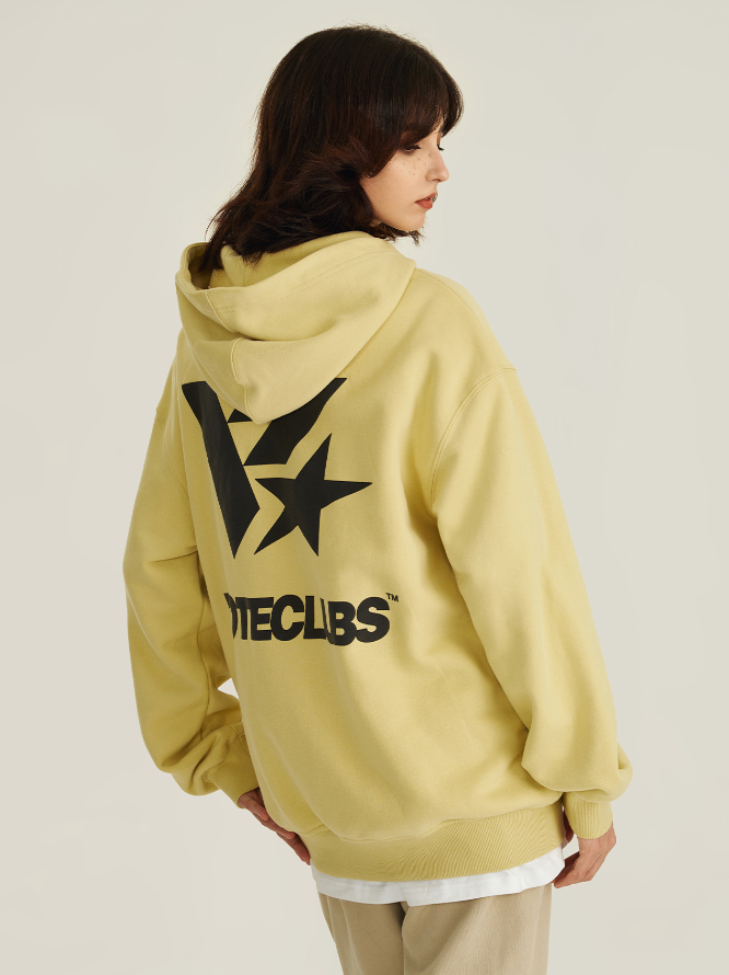 VOTE V-star Logo Zip UP Hoodie