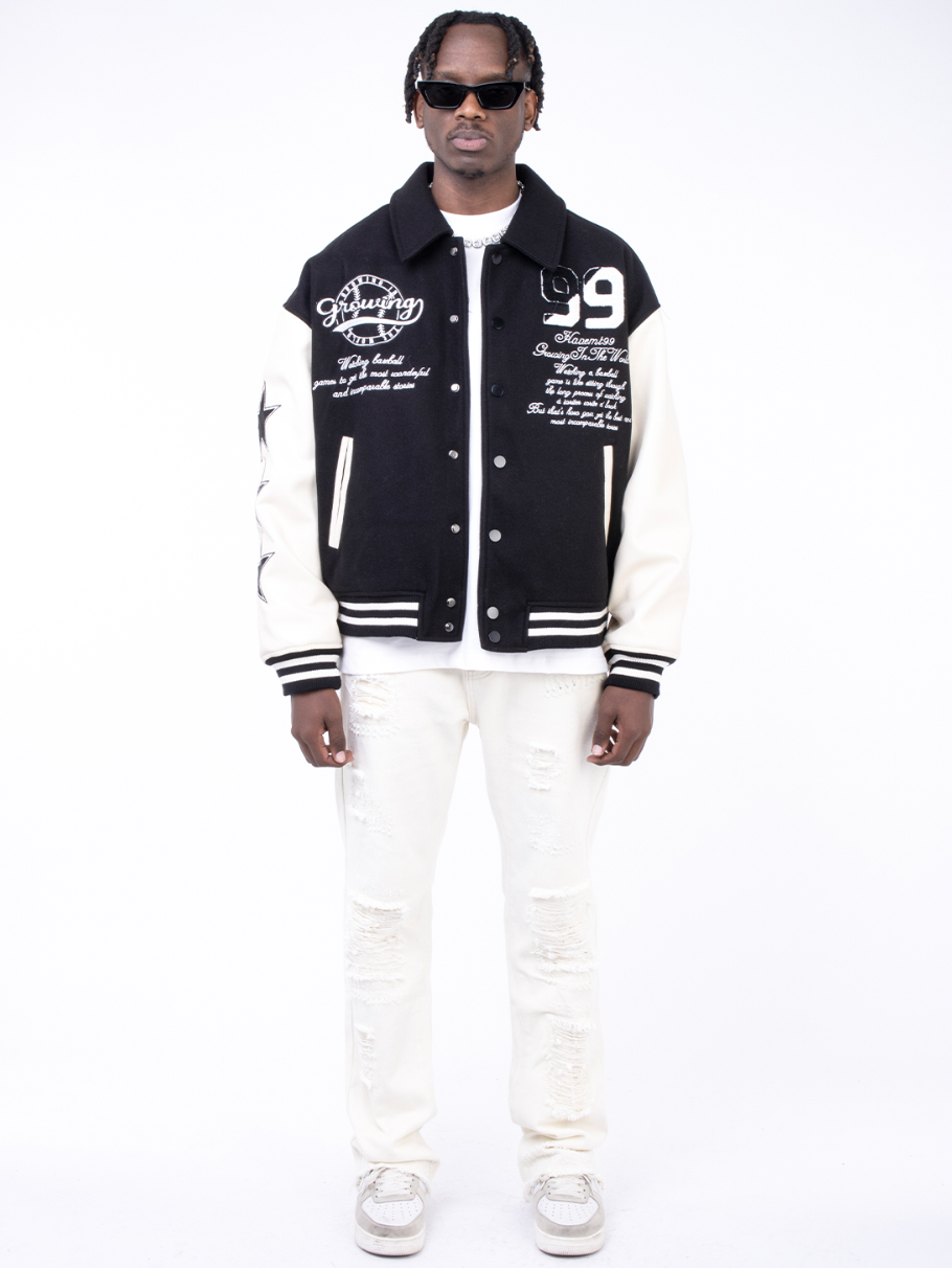 F3F Select Original Embroidery Varsity Jacket