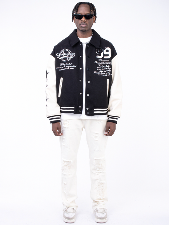 F3F Select Original Embroidery Varsity Jacket