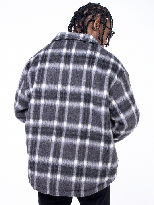 F3F Select Plaid Embroidered Tweed Jacket