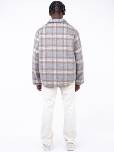 F3F Select Plaid Embroidered Tweed Jacket