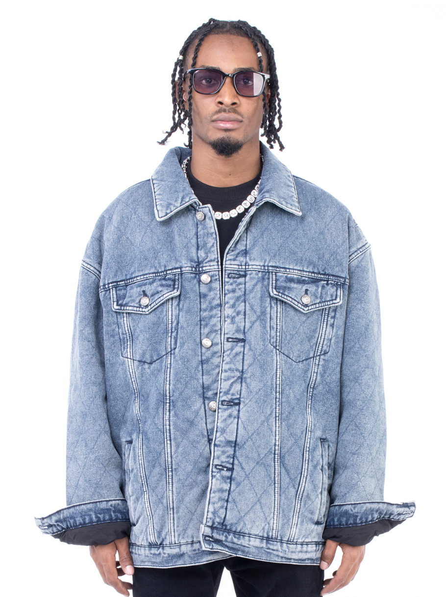 F3F Select Washed Denim Loose Jacket