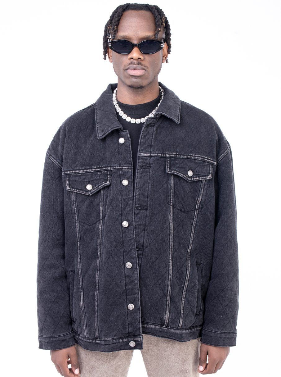 F3F Select Washed Denim Loose Jacket