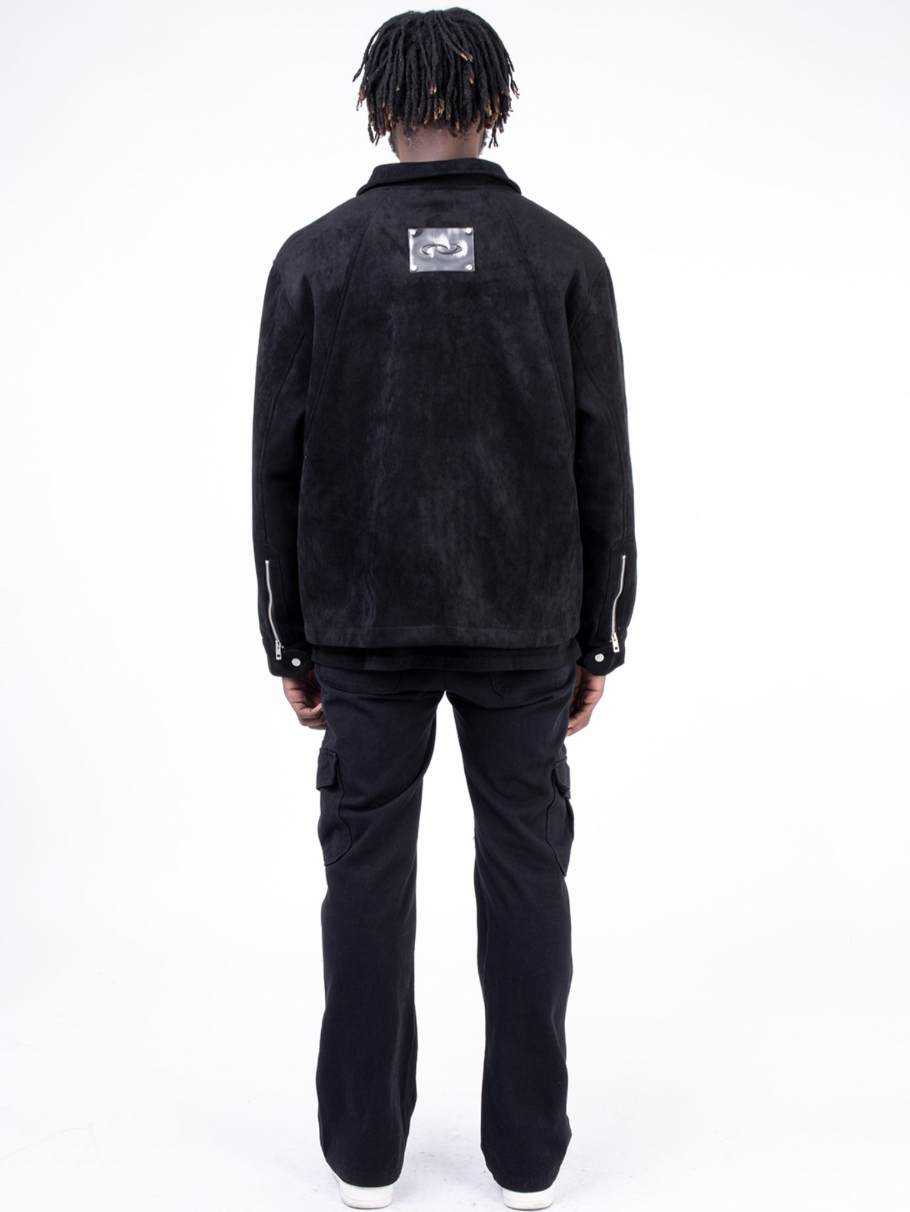 F3F Select Vintage Lapel Suede Flight Jacket