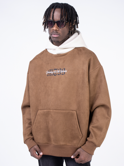 F3F Select Suede Embroidered Hoodie