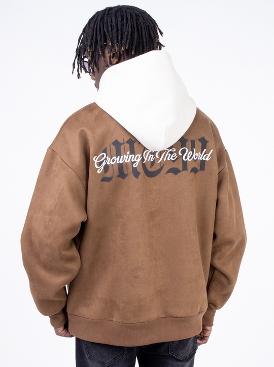 F3F Select Suede Embroidered Hoodie