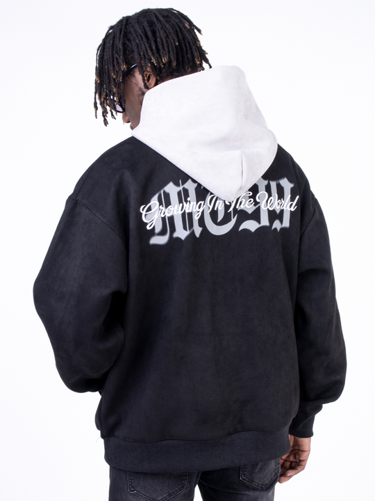 F3F Select Suede Embroidered Hoodie