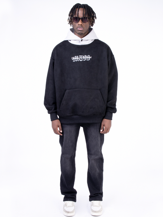 F3F Select Suede Embroidered Hoodie