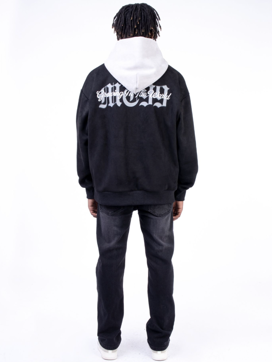 F3F Select Suede Embroidered Hoodie