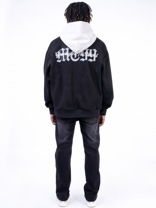 F3F Select Suede Embroidered Hoodie