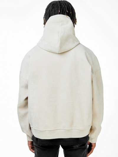 F3F Select Solid Color Suede Hoodie