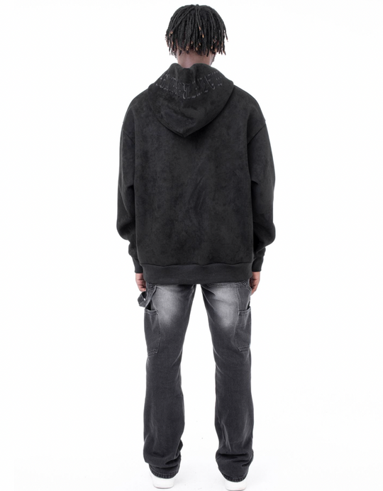 F3F Select Growing Embroidered Suede Hoodie